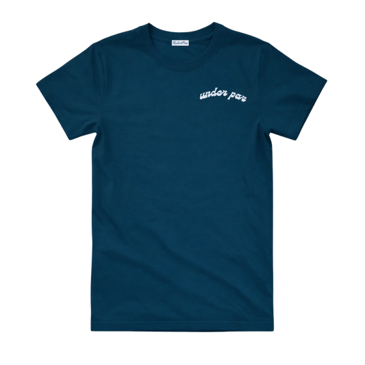 "Hit Em'Straight" Premium Tee-Navy
