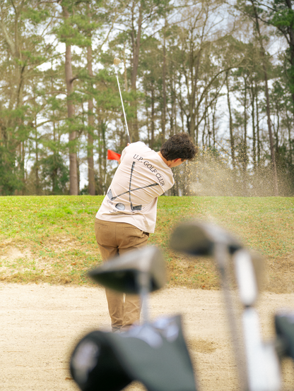 "Under Par Golf Club" Premium Tee-Beige